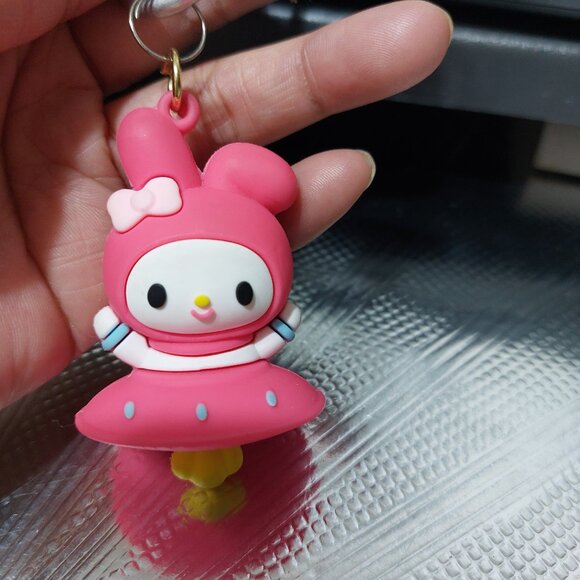 My Melody Cute Clip On Keyring Bag Charm Keychain Charm - Picture 2 of 6